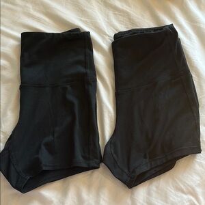 2 Pairs of Women’s Black Athletic Shorts Size Small